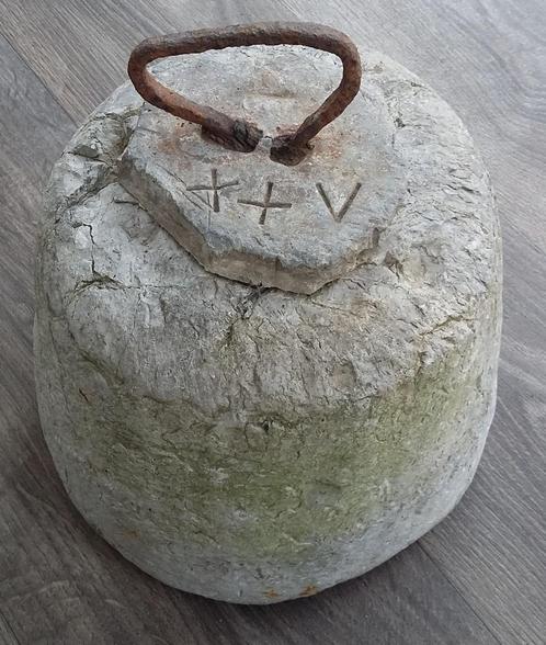 19 de eeuw Arduin Blauw Hardstenen Gewicht Steen Waag, Antiek en Kunst, Antiek | Gereedschap en Instrumenten, Ophalen of Verzenden