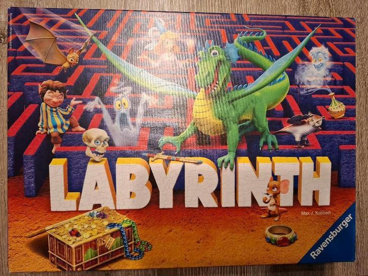 Labyrinth, Hobby en Vrije tijd, Gezelschapsspellen | Bordspellen, Zo goed als nieuw, Drie of vier spelers, Ophalen of Verzenden