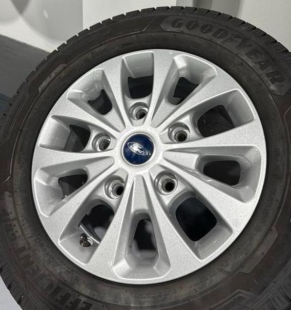 Originele Ford transit velgen met zomerbanden 16" 5x160, Auto-onderdelen, Banden en Velgen, Velg(en), Zomerbanden, 16 inch, 215 mm