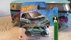 Hotwheels Fiat 500 E New 500 1:64 2007 - 2024 1:64 zeegroen, Hobby en Vrije tijd, Ophalen of Verzenden, Nieuw, Auto