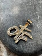 14k Gouden OTF Hanger Iced, Ophalen of Verzenden, Nieuw, Goud