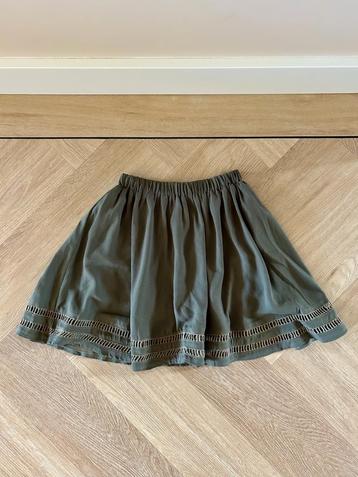 Z.g.a.n. Legergroen rokje met plooien, Nikkie, maat XS / 34 beschikbaar voor biedingen