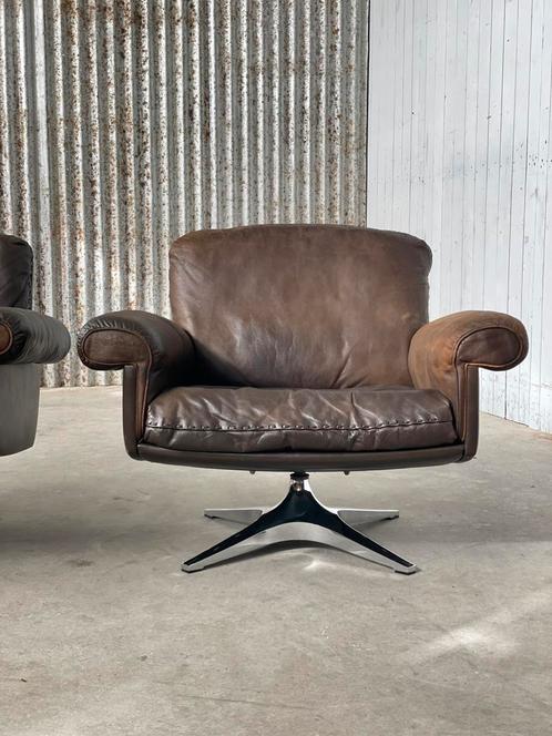 De sede ds31 fauteuil vintage design 1970 leer bruin, Huis en Inrichting, Fauteuils, Gebruikt, Leer, Ophalen