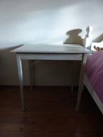 SALE klein antiek eiken tafeltje groen *Couleur Brocante*, Ophalen