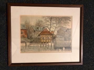 Otto Holm - Originele Ets 1928 beschikbaar voor biedingen