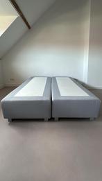 GRATIS ONDERSTEL BOXSPRING KLEUR GRIJS, Ophalen, Tweepersoons, 140 cm, Zo goed als nieuw