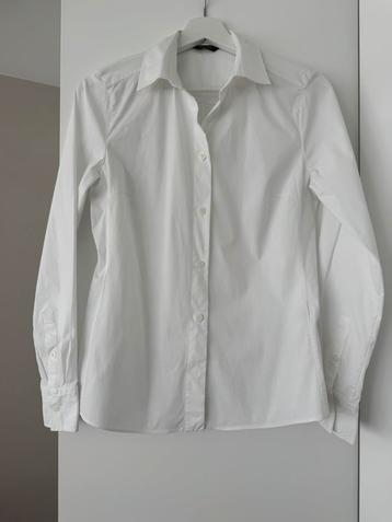 Witte overhemd van Massimo Dutti maat 38 beschikbaar voor biedingen