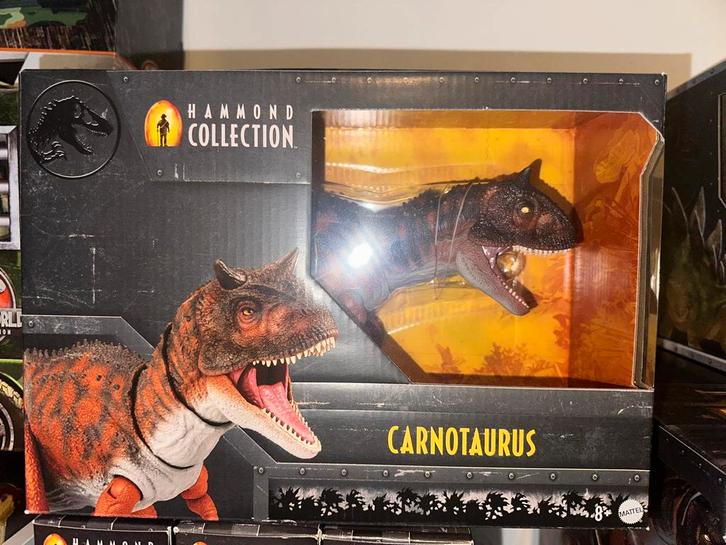 Hammond Collection Carnotaurus Nieuw - Jurassic World, Kinderen en Baby's, Speelgoed | Actiefiguren, Nieuw, Ophalen of Verzenden