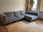 Nockeby IKEA bank chaise longue | hoekbank links | chroom, Huis en Inrichting, Ophalen, 250 tot 300 cm, Gebruikt, 75 tot 100 cm