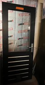 Zware hardhouten deur, Ophalen, 80 tot 100 cm, 200 tot 215 cm, Hout