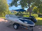 Honwave T40 met Mercury 20 pk 4 takt 2017 - inruil mogelijk!, Watersport en Boten, Rubberboten, Aluminium, Zo goed als nieuw, Benzine