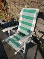 Tuinstoelen met voetensteun - Relax in de tuin!, Ophalen, Gebruikt, Aluminium, Inklapbaar