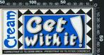 Sticker: Cream - Get with it - Breda - Dordrecht, Verzamelen, Stickers, Ophalen of Verzenden