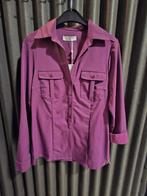 NIEUW TQ Amsterdam Travelstof Blouse Paars XS,S,M,L,XL,XXL, Paars, Maat 46/48 (XL) of groter, Nieuw, TQ Amsterdam