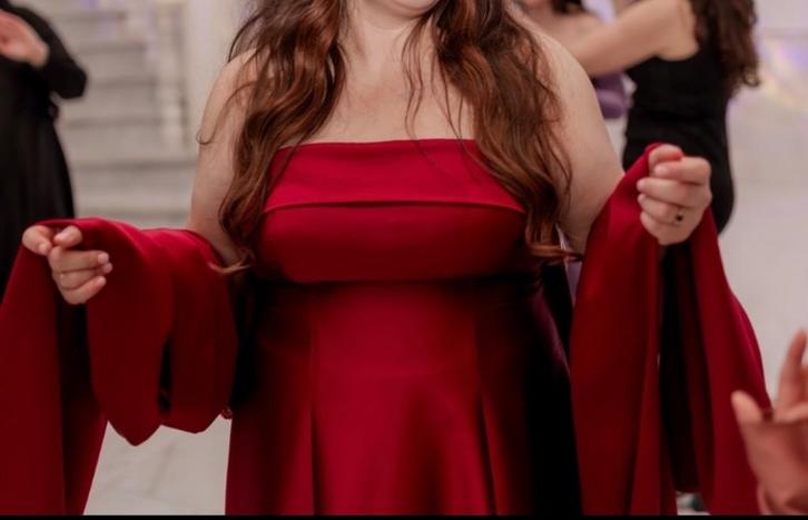 Henna jurk, Kleding | Dames, Trouwkleding en Trouwaccessoires, Gedragen, Trouwjurk, Rood, Ophalen