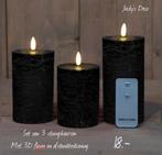 Stompkaarsen Anna's Collection- Zwart, Groen, AANBIEDING!, Ophalen of Verzenden, Nieuw, Zwart, Kaars