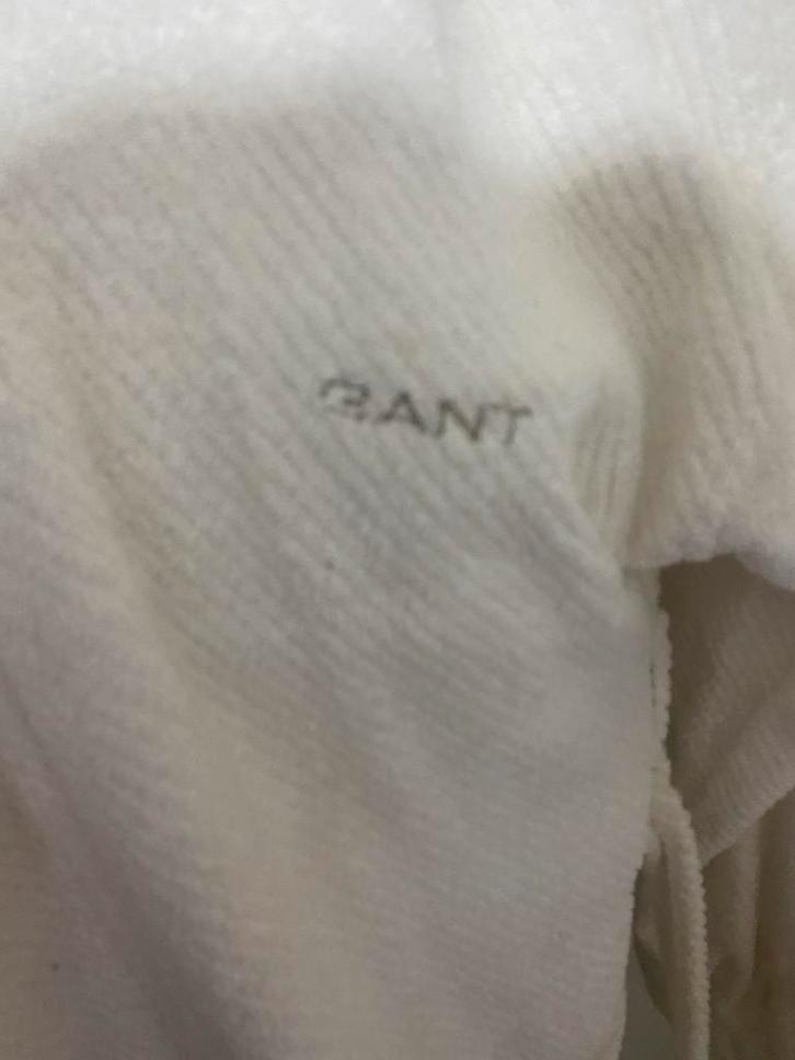 GANT Badjas - Wit, Huis en Inrichting, Badkamer | Badtextiel en Accessoires, Gebruikt, Overige typen, Wit, Ophalen of Verzenden