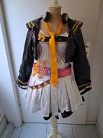 Kagamine Rin cosplay + pruik Muse dash vocaloid comiccon, Ophalen of Verzenden, Zo goed als nieuw, Pak of Jurk