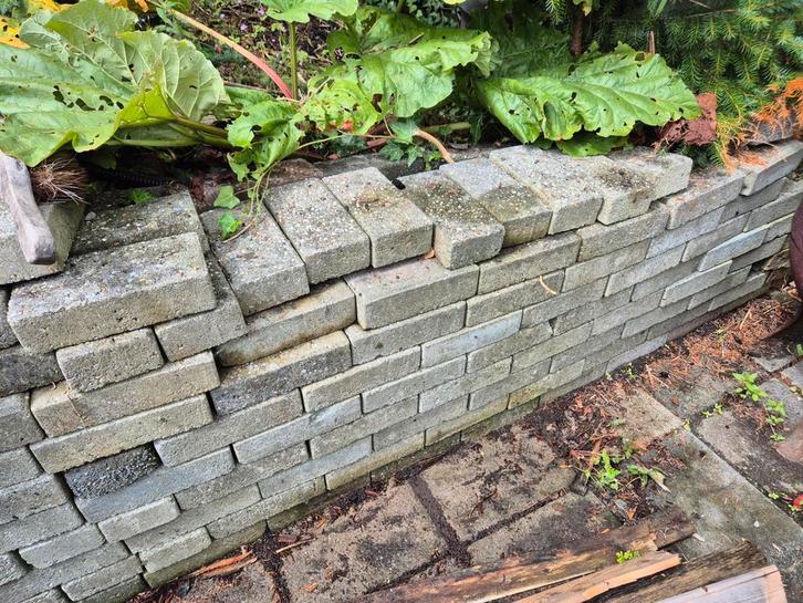 Straatklinkers - Licht & Donker, Tuin en Terras, Tegels en Klinkers, Gebruikt, Klinkers, Beton, Minder dan 5 m², Ophalen