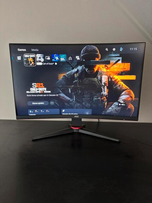 AOC Gaming monitor curved 27inch 240hz, Computers en Software, Monitoren, Zo goed als nieuw, 201 Hz of meer, Gaming, Curved, Ophalen of Verzenden