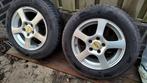 4x 15 inch velgen met winterbanden 5x110 oa Opel, Ophalen, Gebruikt, Velg(en), 17 inch