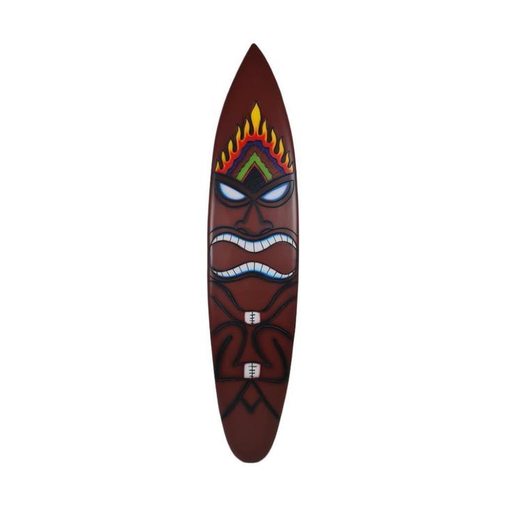 Surfplank - 150 cm - hout deco - tiki - wandbord - surfboard, Huis en Inrichting, Woonaccessoires | Wanddecoraties, Nieuw, Ophalen of Verzenden