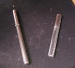 Twee zilveren naalden kokers, Ophalen of Verzenden, Zilver