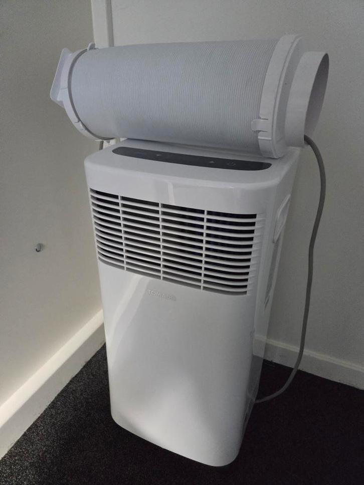 Mobiele Airco Tomado, Witgoed en Apparatuur, Airco's, Zo goed als nieuw, Mobiele airco, Minder dan 60 m³, 3 snelheden of meer