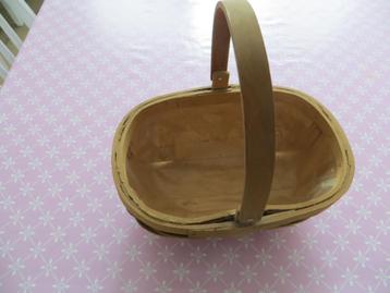 Houten plukmand/bloemen/planten/trug/engeland beschikbaar voor biedingen