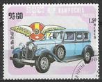 Kampuchea 1984 - Yvert 495 - Oude luxewagens (ST), Postzegels en Munten, Postzegels | Azië, Zuidoost-Azië, Ophalen, Gestempeld