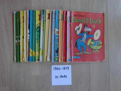 Donald Duck jaargang 1964 t/m 1979 – 20 st, Boeken, Stripboeken, Gelezen, Meerdere stripboeken, Ophalen of Verzenden
