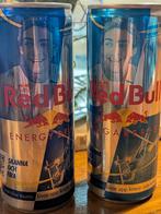 Red bull  Zweedse editie. Set van twee blikjes. Ongeopend, Verzamelen, Blikken, Ophalen of Verzenden, Nieuw, Overige merken