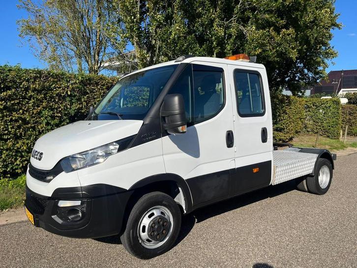 Iveco Daily 40C21 Dubbele cabine 3.0 Hi Matic Automaat BE TR, Auto's, Bestelauto's, Bedrijf, Te koop, Airconditioning, Bluetooth