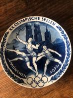 Olympische spelen 1972 München wandbord diameter 19,5 cm, Ophalen of Verzenden