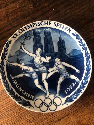 Olympische spelen 1972 München wandbord diameter 19,5 cm beschikbaar voor biedingen