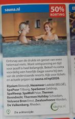 Thermen of Wellness Of Sauna., Drie personen of meer, Kortingsbon, Spa of Sauna