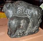 Bizon Sculptuur - The Wolf Sculptures, Antiek en Kunst, Kunst | Beelden en Houtsnijwerken, Ophalen of Verzenden