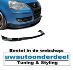 Spoiler Voorspoiler Splitter Lip Hoogglans Zwart Voor VW Pol