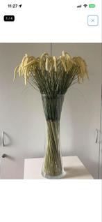 Decoratieve pluimen in vaas, Huis en Inrichting, Woonaccessoires | Kunstplanten en Kunstbloemen, Ophalen, Zo goed als nieuw, Binnen