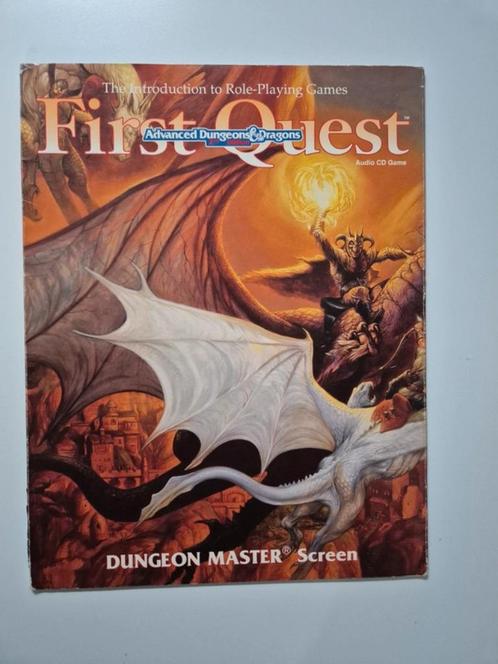 Dungeon Master Screen – First Quest (AD&D 2e editie), Hobby en Vrije tijd, Wargaming, Gebruikt, Historisch, Boek of Catalogus