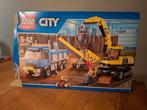 Lego city 60075 graafmachine en truck compleet met boekjes, Ophalen of Verzenden, Zo goed als nieuw, Complete set, Lego