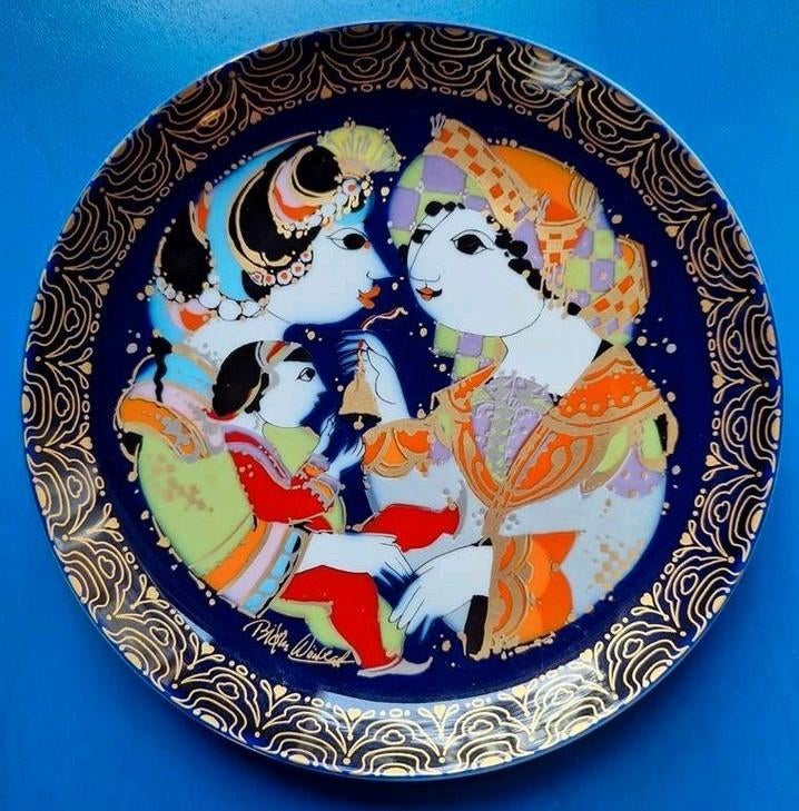 Vintage wandbord Aladin Wunderlampe Rosenthal Bjorn Wiinblad, Ophalen of Verzenden