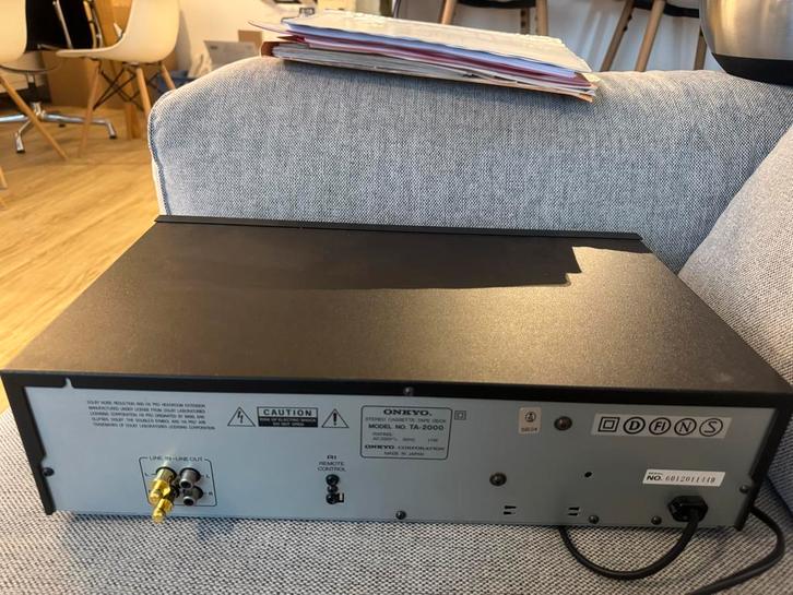 Onkyo TA-2000 Cassettedeck - Topklasse!, Audio, Tv en Foto, Cassettedecks, Enkel, Overige merken, Tape counter, Ophalen of Verzenden