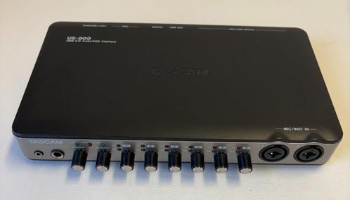 Tascam US-800 USB 2.0 Audio - Midi interface, Muziek en Instrumenten, Mengpanelen, Gebruikt, 5 tot 10 kanalen, Microfooningang