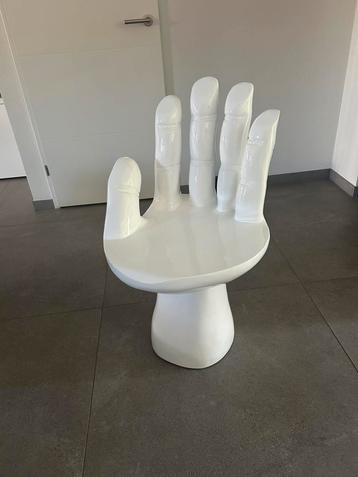 Pols potten polyester wit design chair stoel fauteuil beschikbaar voor biedingen