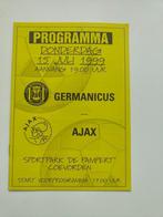 Germanicus - AJAX 15-7-1999 Programmablad, Verzenden, Ajax
