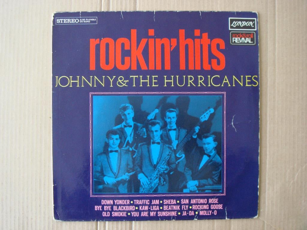 Johnny and the Hurricanes Rockin' hits Vinyl LP, Cd's en Dvd's, Vinyl | Rock, Ophalen of Verzenden, Gebruikt, 12 inch, Rock-'n-Roll