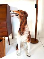 Vintage Italiaans keramieken Barsoi ‘60, Ophalen of Verzenden, Zo goed als nieuw, Dier