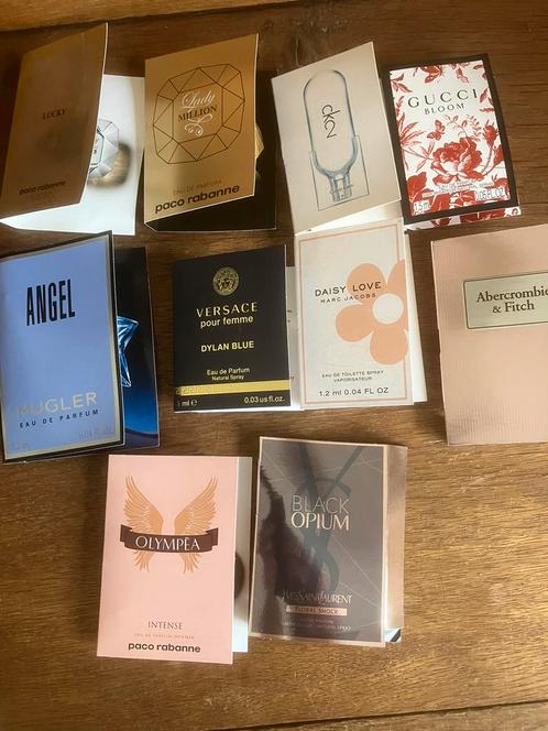 10 samples, proefjes van damesgeuren, Sieraden, Tassen en Uiterlijk, Uiterlijk | Parfum, Nieuw, Ophalen of Verzenden