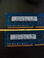 Hynix ddr3 2x 4gb 1600mhz ram desktop 8gb, 8 GB, DDR3, Ophalen of Verzenden, Zo goed als nieuw